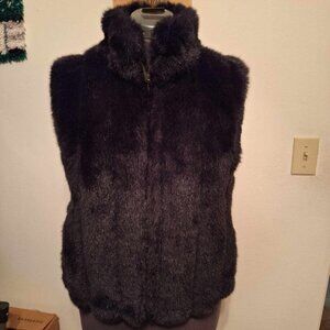 Reversible Fake Fur Vest